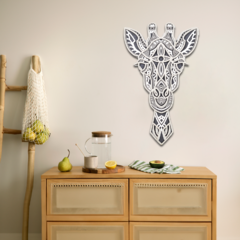 Wall Art 3D - Jirafa { Indico } - tienda online