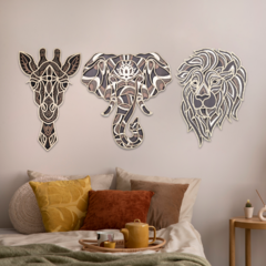 Wall Art 3D - Trilogía Animal - tienda online