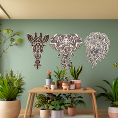 Wall Art 3D - Trilogía Animal - comprar online