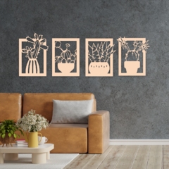 Wood Wall Art - Cactus en internet