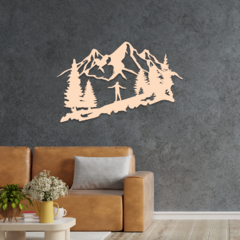 Wood Wall Art - Mountain #4 en internet