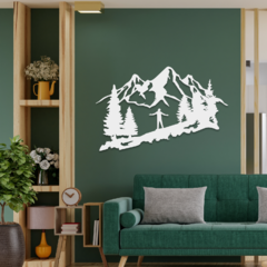 Wood Wall Art - Mountain #4