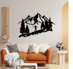Wood Wall Art - Mountain #4 - comprar online