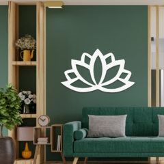 Wood Wall Art - Flor Loto - comprar online