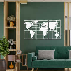 Wood Wall Art - Mapa Mundi XL - comprar online