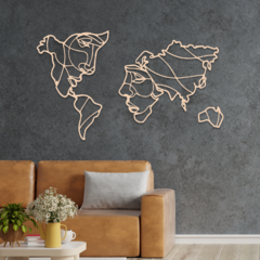 Wood Wall Art - Mapa Ada en internet