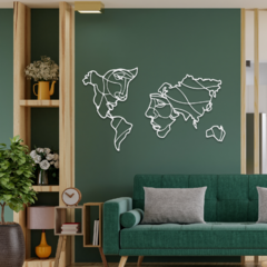 Wood Wall Art - Mapa Ada - comprar online