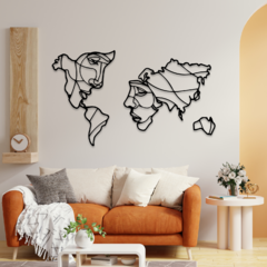 Wood Wall Art - Mapa Ada