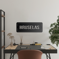 Cartel Ciudad - Bruselas - comprar online