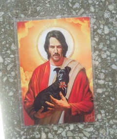 Estampita Keanu Reeves