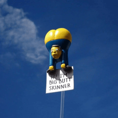 Skinner Gran Trasero Los Simpson(iman) - tienda online