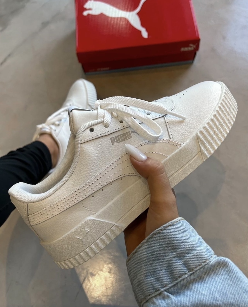 TÊNIS PUMA CARINA BOLD BRANCO - New Drop Conceito