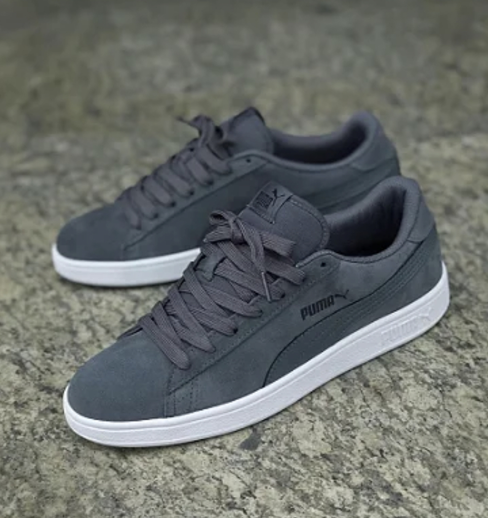 TENIS PUMA SMASH CINZA CASTELROCK - New Drop Conceito