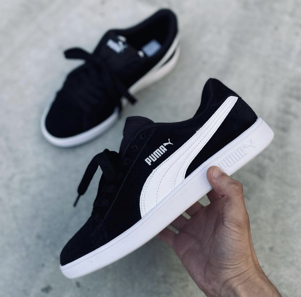 Tenis puma sales smash preto