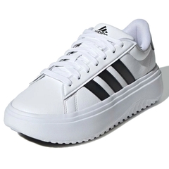 Tênis Feminino Plataforma Adidas Grand Court Branco Original