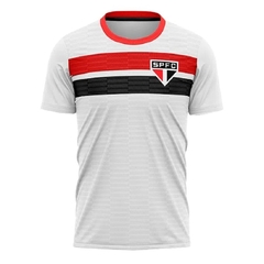 Camisa São Paulo Licenciada Realistic Braziline Branca