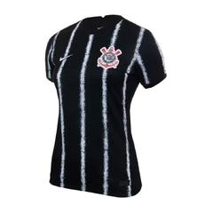 Camisa Feminina Corinthians 2021 Preta 2 Nike Original