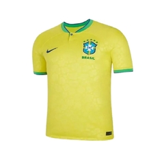 Camisa Infantil Seleção Brasileira 2022 Amarela Pro Original Nike