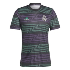 Camisa Real Madrid 2023 Pré-Jogo Preta Adidas Original