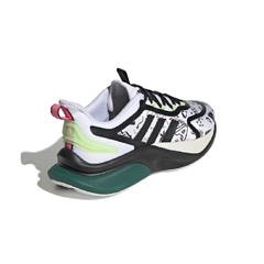 Tênis Adidas Alphabounce+ Branco e Preto Original - Footlet