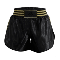 Shorts Feminino de Muay Thai Adidas Preto e Dourado Original