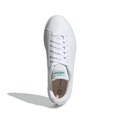 Tênis Adidas Advantage Base Branco e Verde Original na internet