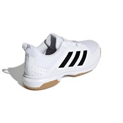 Tênis Adidas Indoor Ligra 7 Branco e Preto Original - Footlet