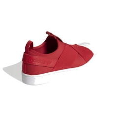 Tênis Feminino Adidas Superstar Slip-On Vermelho Original - Footlet