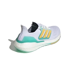 Tênis Feminino Adidas Ultraboost 22 Branco e Verde Original - Footlet