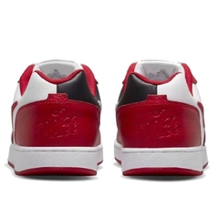 Tênis Nike Ebernon Low Premium Vermelho e Branco Original - Footlet