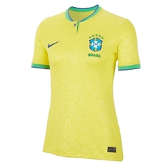 Camisa Feminina Seleção Brasileira 2022 Amarela Uniforme I Pro Nike Original
