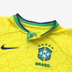 Camisa Infantil Seleção Brasileira 2022 Amarela Pro Original Nike - 2 a 6 anos na internet