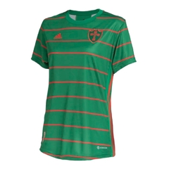 Camisa Feminina Portuguesa 2021 Uniforme 3 Verde Adidas