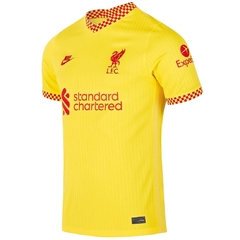 Camisa Liverpool 21/22 Uniforme 3 Amarelo Nike Original