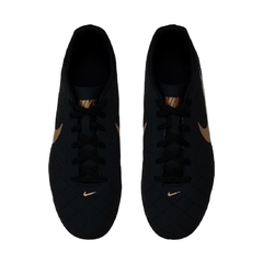 Chuteira Society Nike Beco 2 Preta e Dourada Original