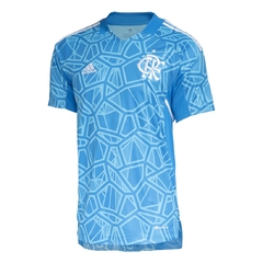 Camisa Goleiro Flamengo 2022 Uniforme 1 Azul Adidas Original