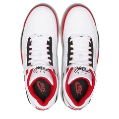 Tênis Nike Flight Legacy Branco e Vermelho Original na internet