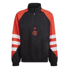 Blusa Flamengo Treino Preto e Vermelho Adidas Original