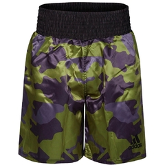 Shorts de Boxe Adidas Verde e Preto Original