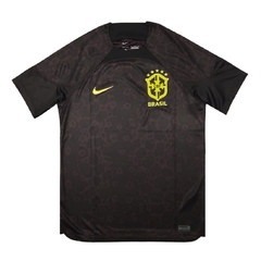 Camisa Seleção Brasileira Goleiro Preta 2022 Torcedor Pro Nike Original