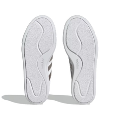 Tênis Feminino Adidas Court Platform Branco e Prata Original - loja online