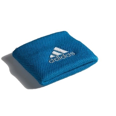 Munhequeira Adidas Wristband S para Tênis Azul e Prata - Par na internet