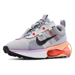 Tênis Feminino Nike Air Max 2021 Cinza e Laranja Original