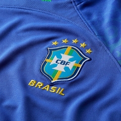 Camisa Infantil Seleção Brasileira 2022 Azul Pro Original Nike - 2 a 6 Anos na internet