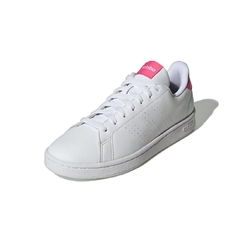 Tênis Feminino Adidas Advantage Branco e Rosa Original