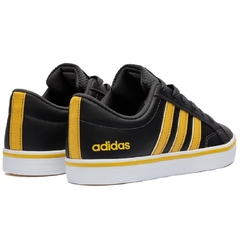 Tênis Adidas VS Pace 2.0 Preto e Amarelo Original - Footlet