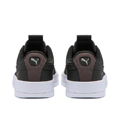 Tênis Feminino Puma Carina Bold Preto e Prata Original - Footlet