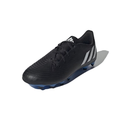 Chuteira Campo Adidas Predator EDGE.4 Flexible Preta e Azul