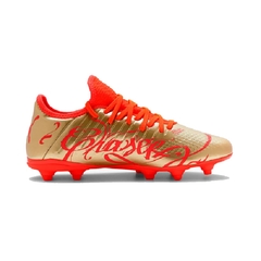 Chuteira Campo Puma Future Z 4.4 NJr BDP Dourada Original - comprar online