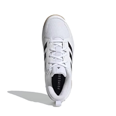 Tênis Adidas Indoor Ligra 7 Branco e Preto Original na internet